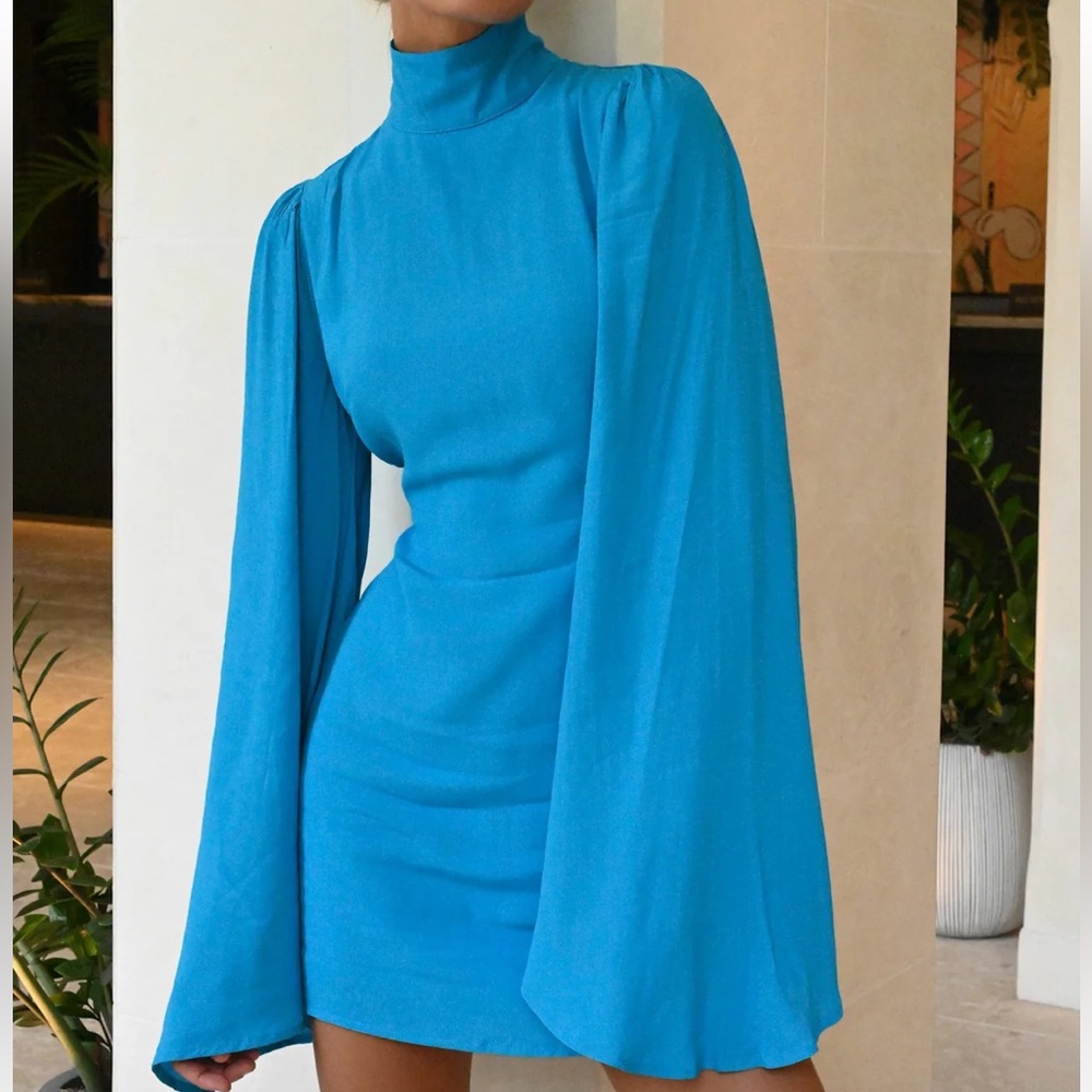 Teal Raya Dress - only worn once! Great condition!!